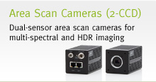 JAI 2CCD multi-spectral and 2CCD HDR cameras