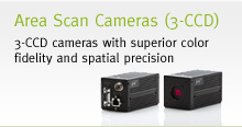 JAI 3CCD industrial area scan cameras
