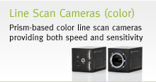 JAI 3CCD prims-based color line scan cameras