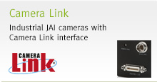 JAI CCD/CMOS cameras with Camera Link interface